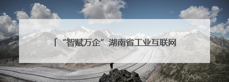 “智赋万企”湖南省工业互联网一体化进园区（娄底站）活动举行 助推农机装备产业高质量发展