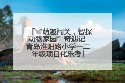 “萌趣闯关，智探动物家园”奇遇记 青岛淮阳路小学一二年级项目化乐考