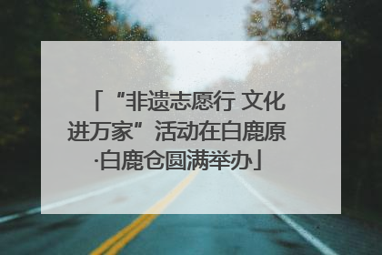 “非遗志愿行 文化进万家”活动在白鹿原·白鹿仓圆满举办