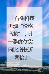 石头科技再现“价格乌龙”，其一季度存货同比增长近两倍