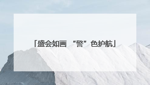 盛会如画 “警”色护航