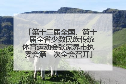 第十三届全国、第十一届全省少数民族传统体育运动会张家界市执委会第一次全会召开