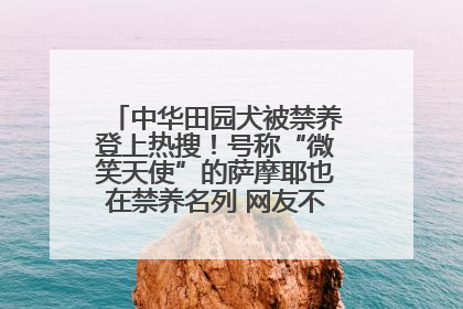 中华田园犬被禁养登上热搜！号称“微笑天使”的萨摩耶也在禁养名列 网友不解西安多部门回应