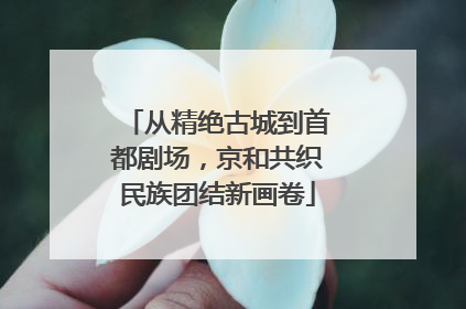 从精绝古城到首都剧场，京和共织民族团结新画卷