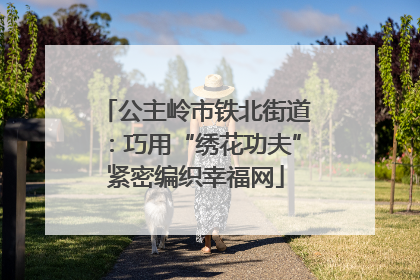 公主岭市铁北街道：巧用“绣花功夫”紧密编织幸福网