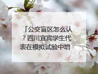 公交盲区怎么认？四川宜宾学生代表在模拟试验中增强乘车安全意识