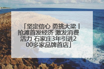 坚定信心 勇挑大梁丨抢滩首发经济 激发消费活力 石家庄3年引进200多家品牌首店