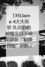 对Llama 4大失所望 扎克伯格被曝亲自下场组建新“超级智能”团队