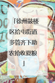 徐州鼓楼区拾屯街道多管齐下助农抢收夏粮