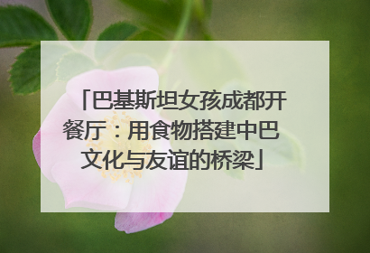 巴基斯坦女孩成都开餐厅：用食物搭建中巴文化与友谊的桥梁