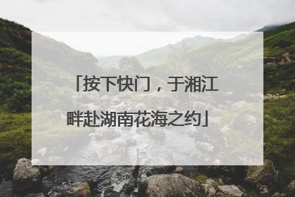 按下快门，于湘江畔赴湖南花海之约