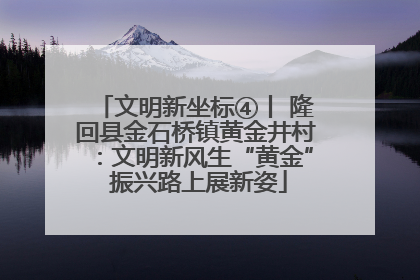 文明新坐标④丨 隆回县金石桥镇黄金井村：文明新风生“黄金” 振兴路上展新姿