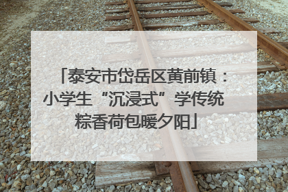 泰安市岱岳区黄前镇：小学生“沉浸式”学传统 粽香荷包暖夕阳