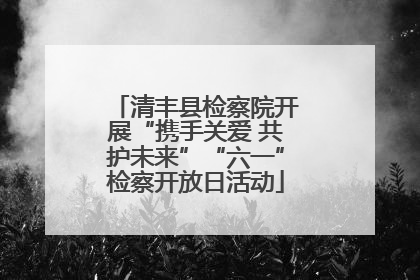 清丰县检察院开展“携手关爱 共护未来”“六一”检察开放日活动