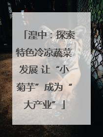 湟中：探索特色冷凉蔬菜发展 让“小菊芋”成为“大产业”