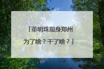 董明珠现身郑州 为了啥？干了啥？