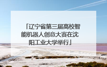辽宁省第三届高校智能机器人创意大赛在沈阳工业大学举行