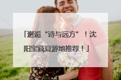 邂逅“诗与远方”！沈阳宝藏夏游地推荐！
