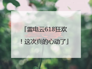 雷电云618狂欢！这次真的心动了
