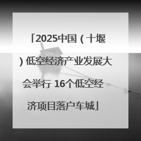 2025中国（十堰）低空经济产业发展大会举行 16个低空经济项目落户车城