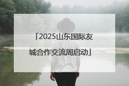 2025山东国际友城合作交流周启动